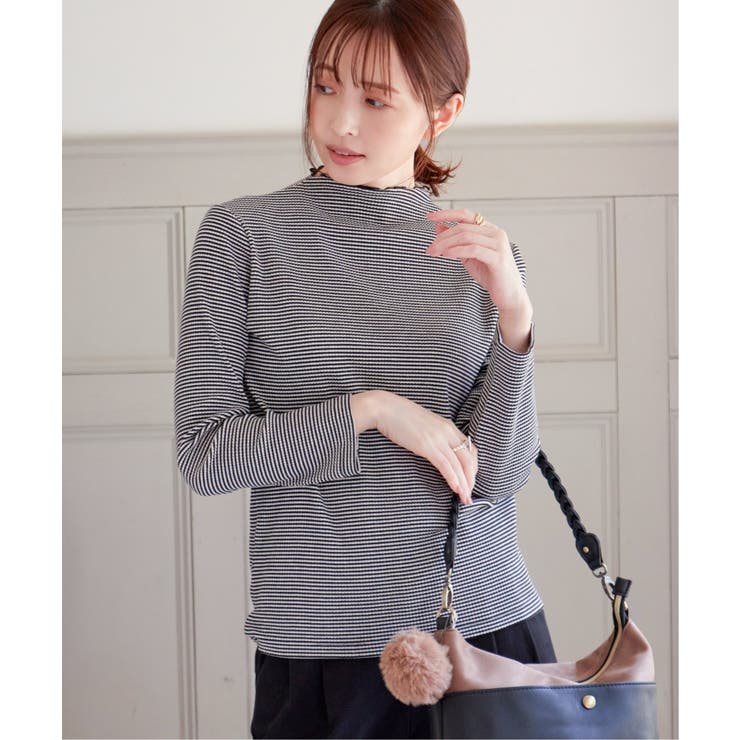 前後2WAY三角テレコプルオーバー | ikka  | 詳細画像3 