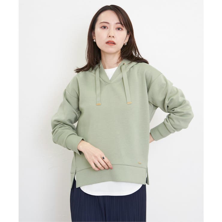 コットンUSA裾ラウンドロンT | ikka  | 詳細画像7 