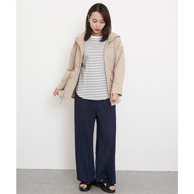 コットンUSA裾ラウンドロンT | ikka  | 詳細画像24 