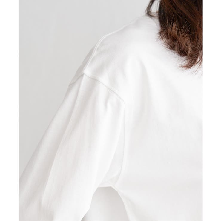 コットンUSA裾ラウンドロンT | ikka  | 詳細画像32 