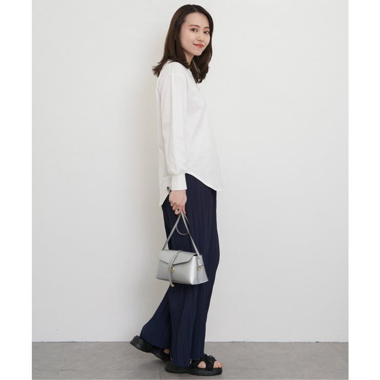 コットンUSA裾ラウンドロンT | ikka  | 詳細画像3 