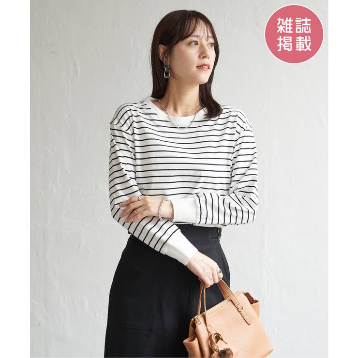 ソノタ | 【雑誌InRed12月号掲載】コットンUSA裾ラウンドロンT | ikka 