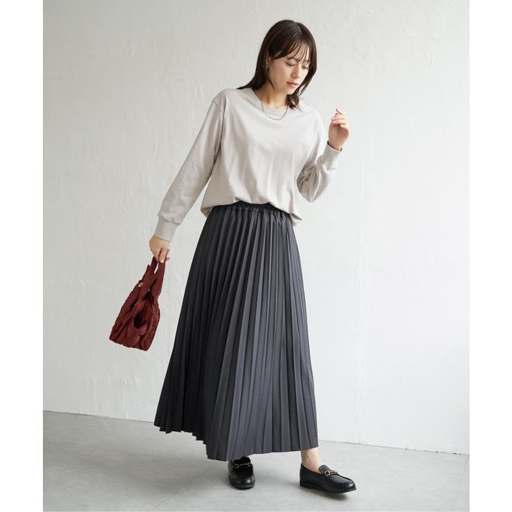 【雑誌InRed12月号掲載】コットンUSA裾ラウンドロンT | ikka  | 詳細画像16 