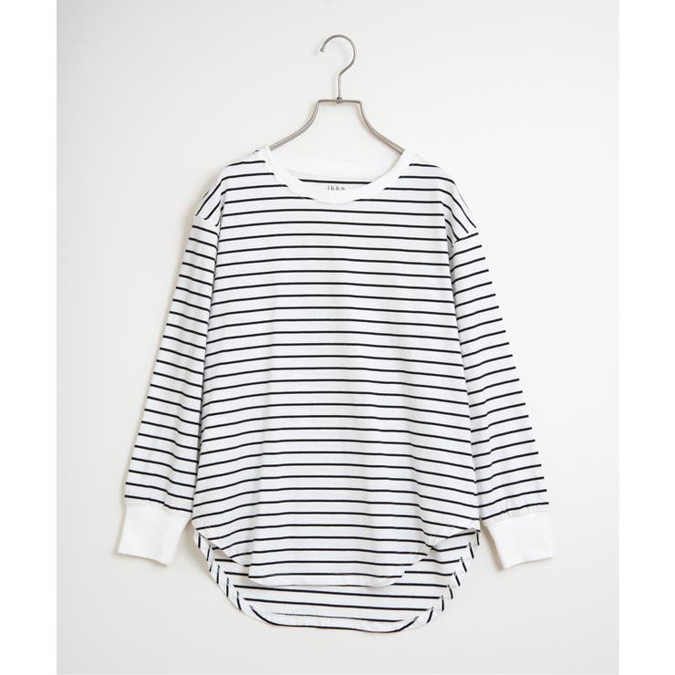 【雑誌InRed12月号掲載】コットンUSA裾ラウンドロンT | ikka  | 詳細画像17 