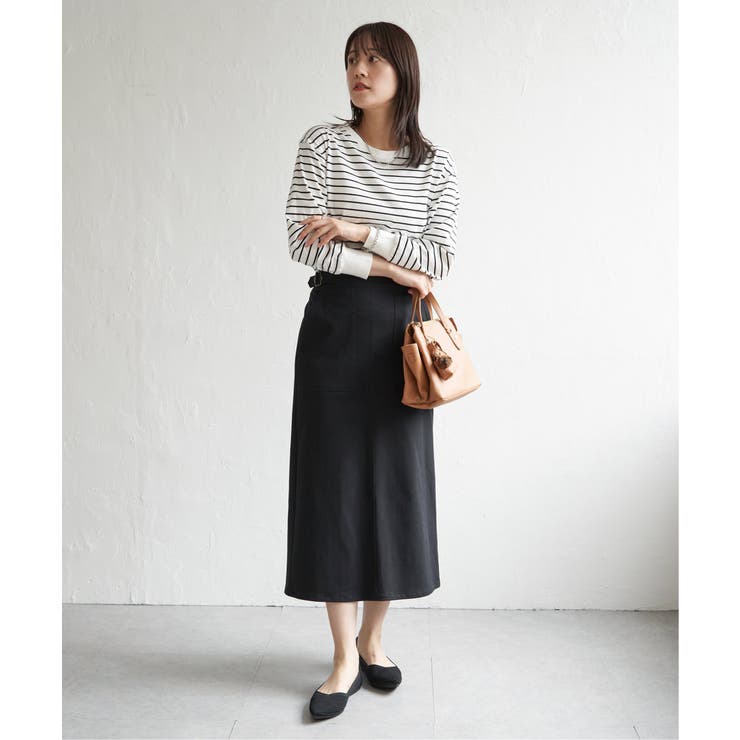 【雑誌InRed12月号掲載】コットンUSA裾ラウンドロンT | ikka  | 詳細画像4 