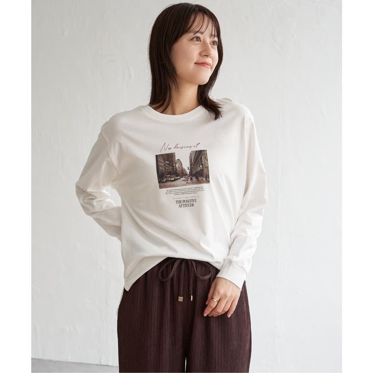 【親子コーデ】ロゴフォトプリントスウェットＴ | ikka  | 詳細画像9 