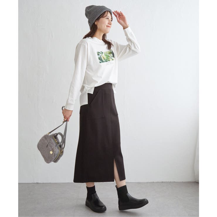 ロゴフォトプリントスウェットTシャツ | ikka  | 詳細画像19 