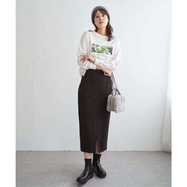 ロゴフォトプリントスウェットTシャツ | ikka  | 詳細画像20 