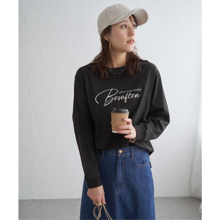 ロゴフォトプリントスウェットTシャツ | ikka  | 詳細画像22 