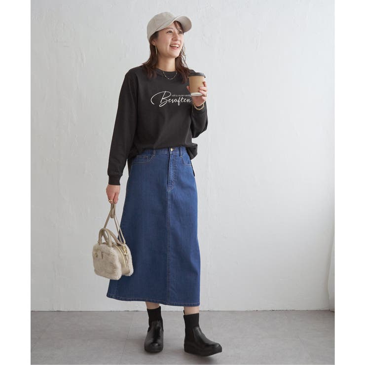 ロゴフォトプリントスウェットTシャツ | ikka  | 詳細画像24 