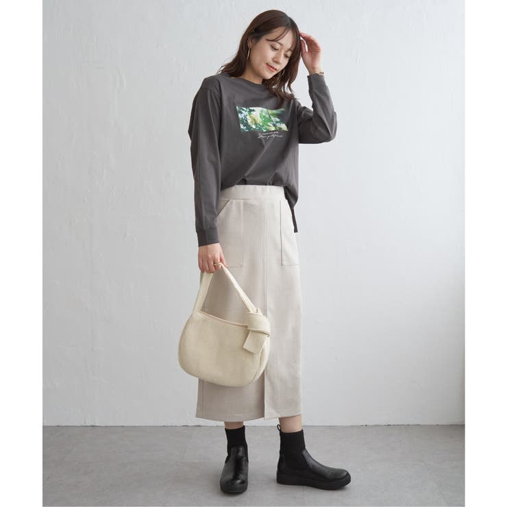 ロゴフォトプリントスウェットTシャツ | ikka  | 詳細画像27 