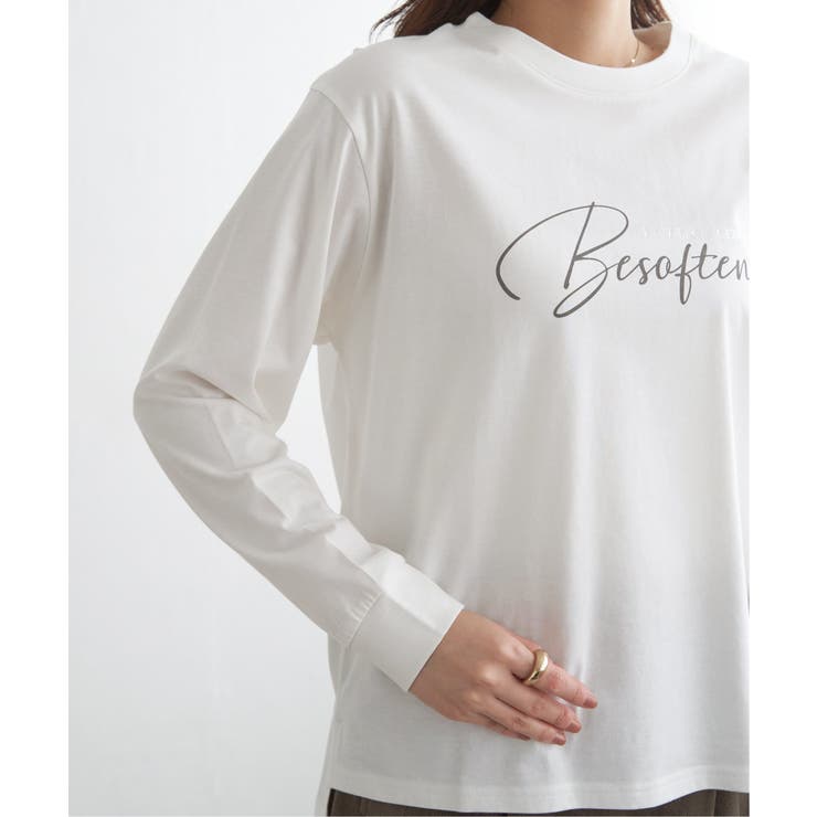 ロゴフォトプリントスウェットTシャツ | ikka  | 詳細画像33 