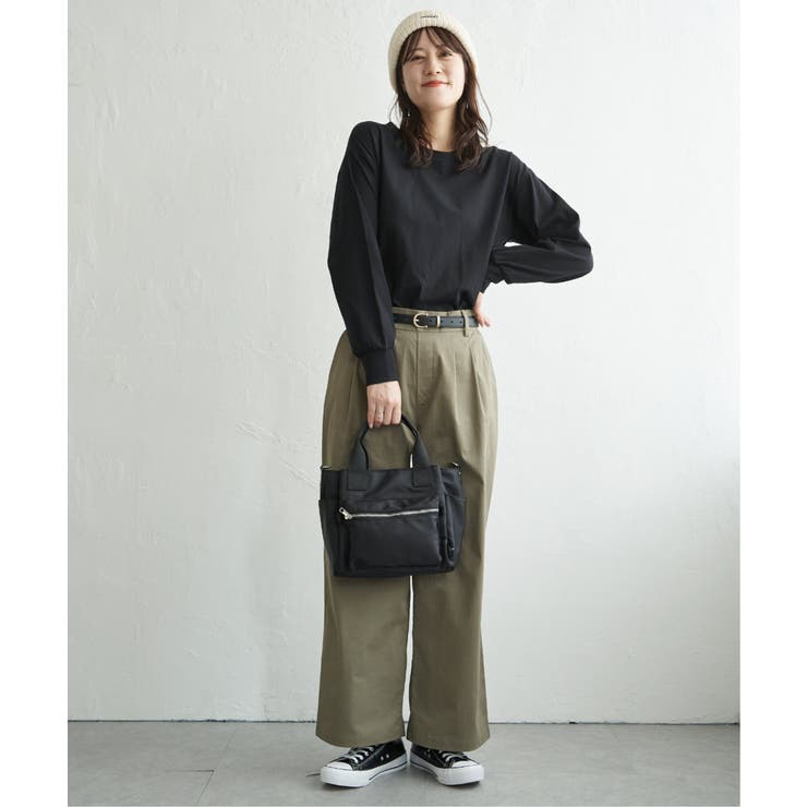 コットンUVケア裾ラウンドロンT | ikka  | 詳細画像13 