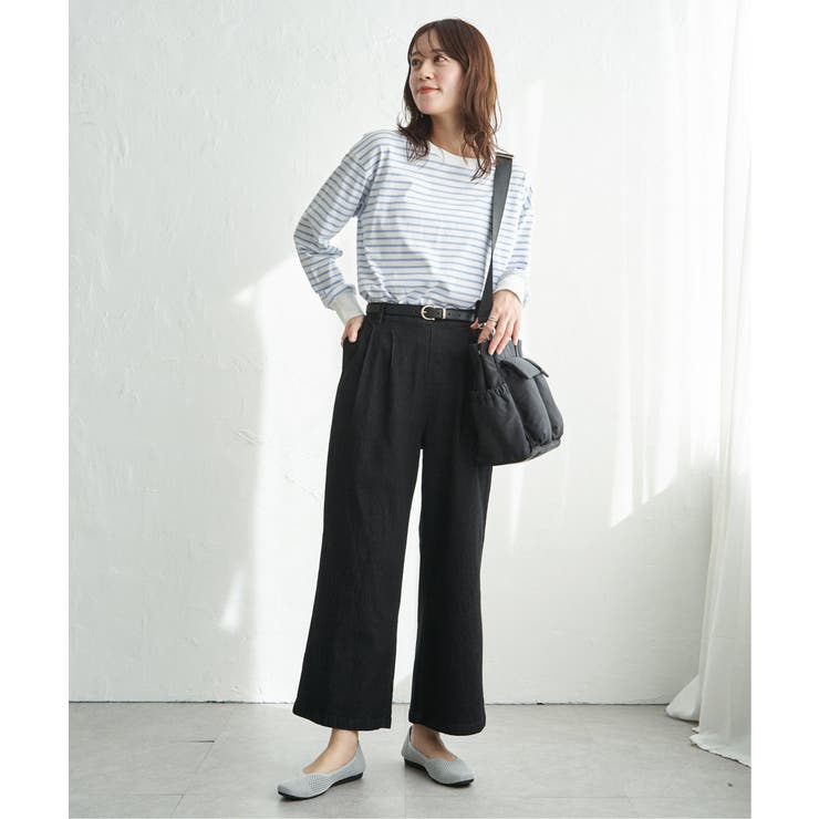 コットンUVケア裾ラウンドロンT | ikka  | 詳細画像17 