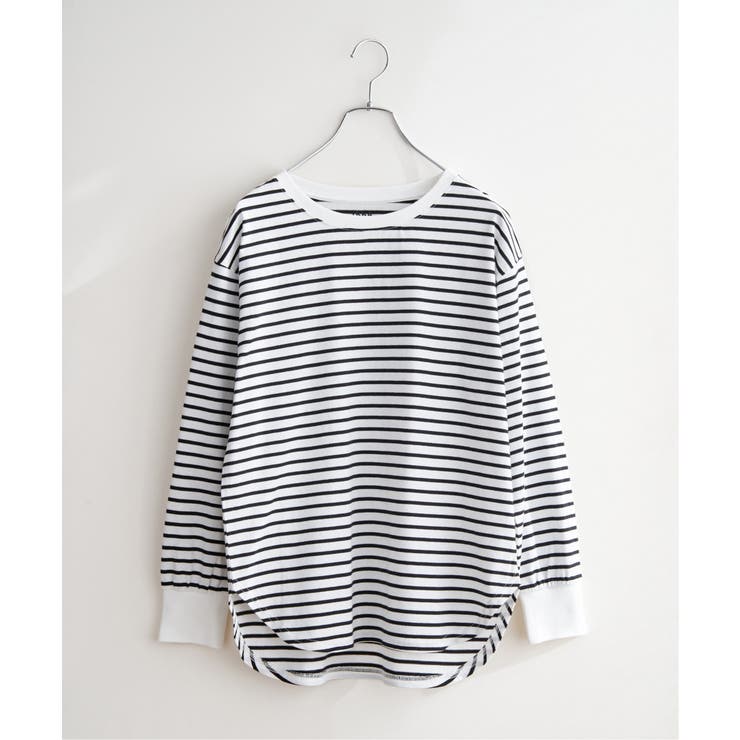 コットンUVケア裾ラウンドロンT | ikka  | 詳細画像28 