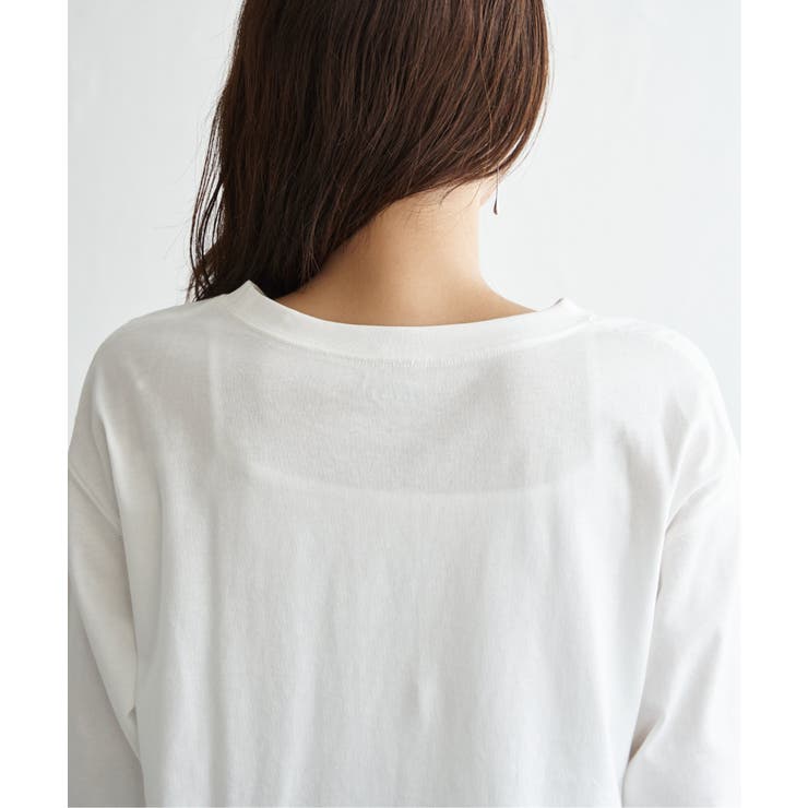コットンUVケア裾ラウンドロンT | ikka  | 詳細画像33 