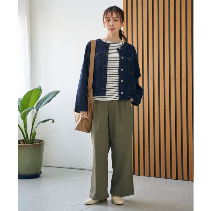 ストライプジャガードプルオーバー | ikka  | 詳細画像16 