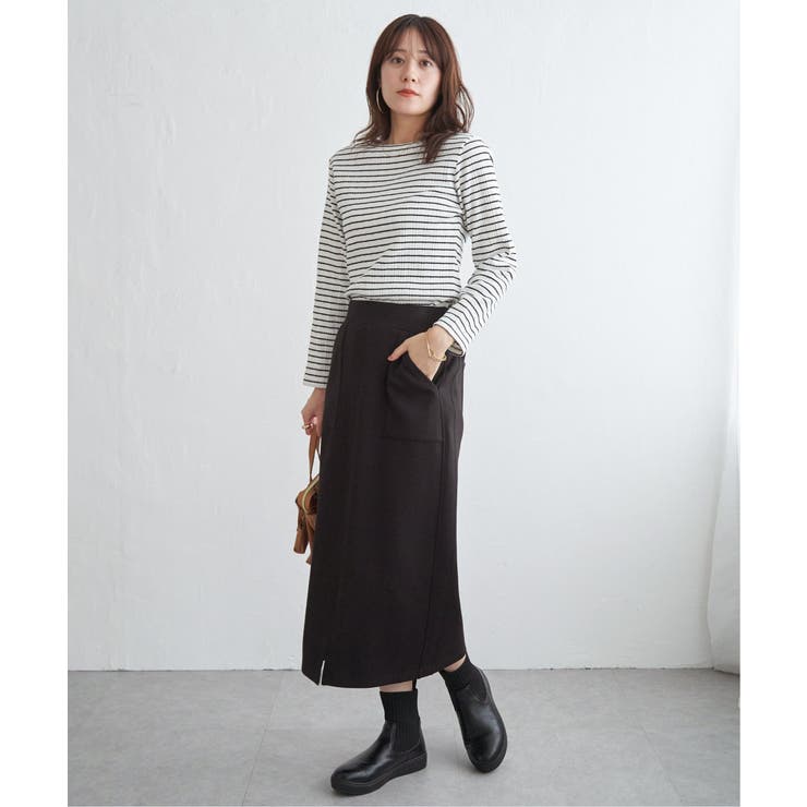 ストライプジャガードプルオーバー | ikka  | 詳細画像20 