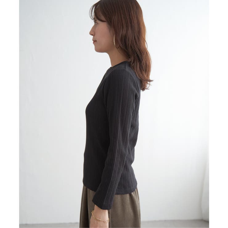 ストライプジャガードプルオーバー | ikka  | 詳細画像30 