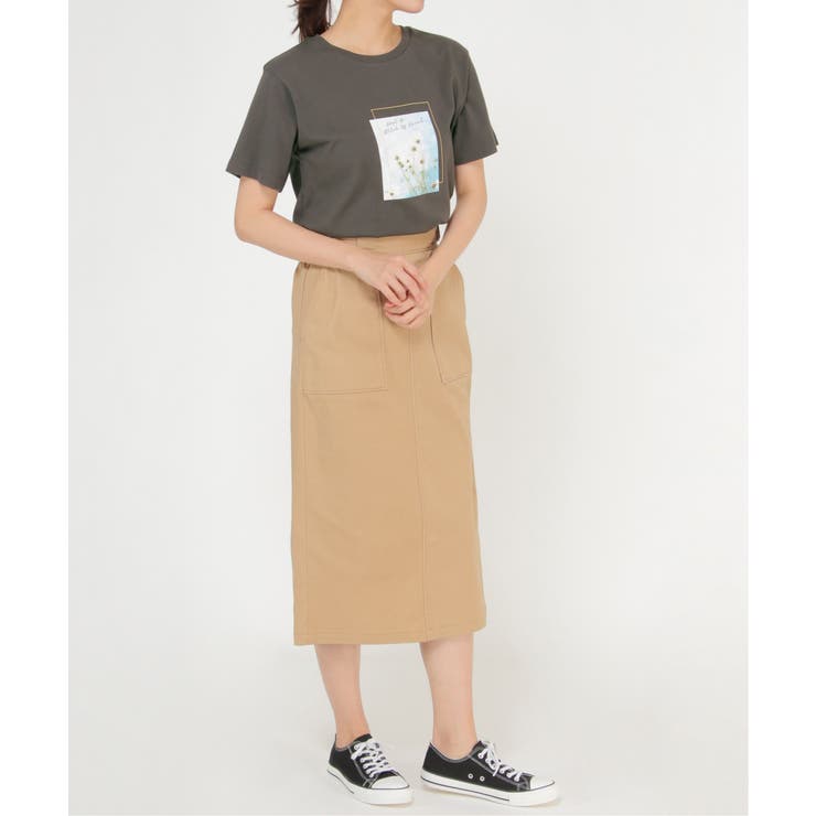 【雑誌 InRed(宝島社) 5月号掲載】フォトロゴ半袖プリントT | ikka  | 詳細画像23