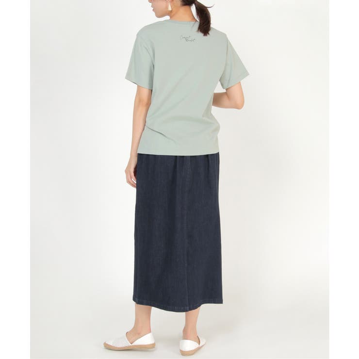 【雑誌 InRed(宝島社) 5月号掲載】フォトロゴ半袖プリントT | ikka  | 詳細画像26