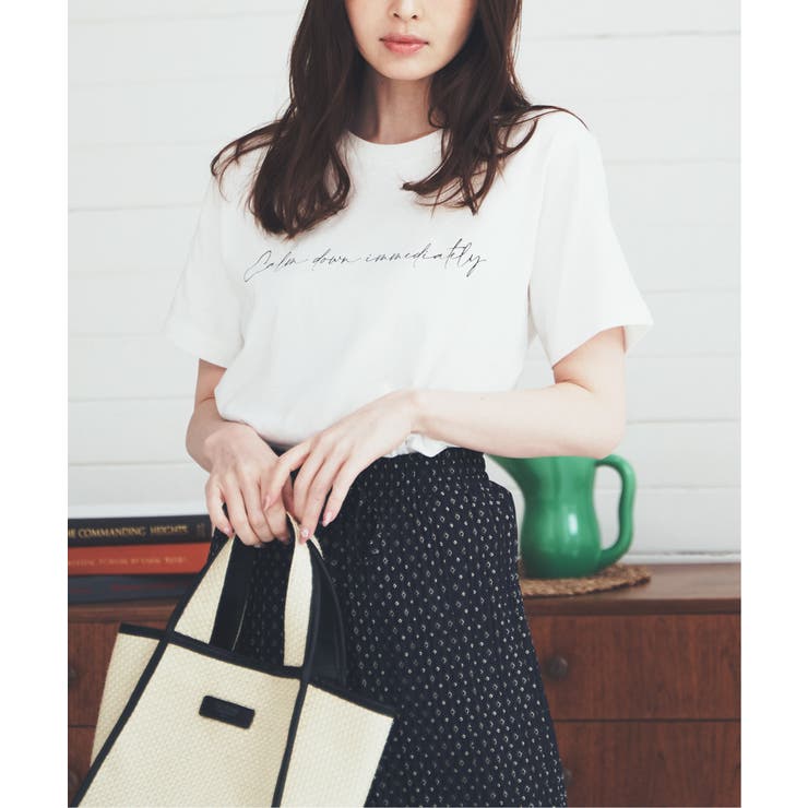 【雑誌 InRed(宝島社) 5月号掲載】フォトロゴ半袖プリントT | ikka  | 詳細画像29