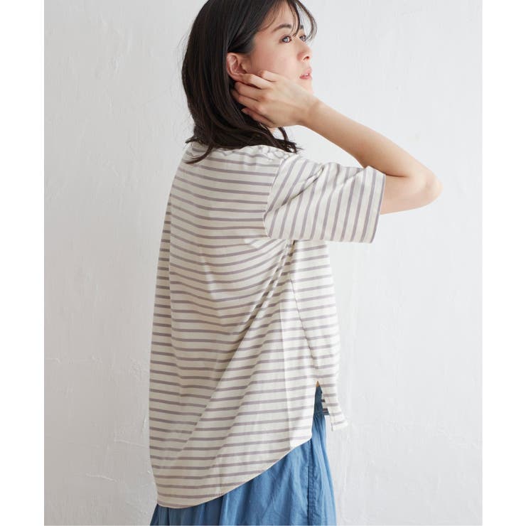 コットンUSA半袖Tシャツ | ikka  | 詳細画像19 