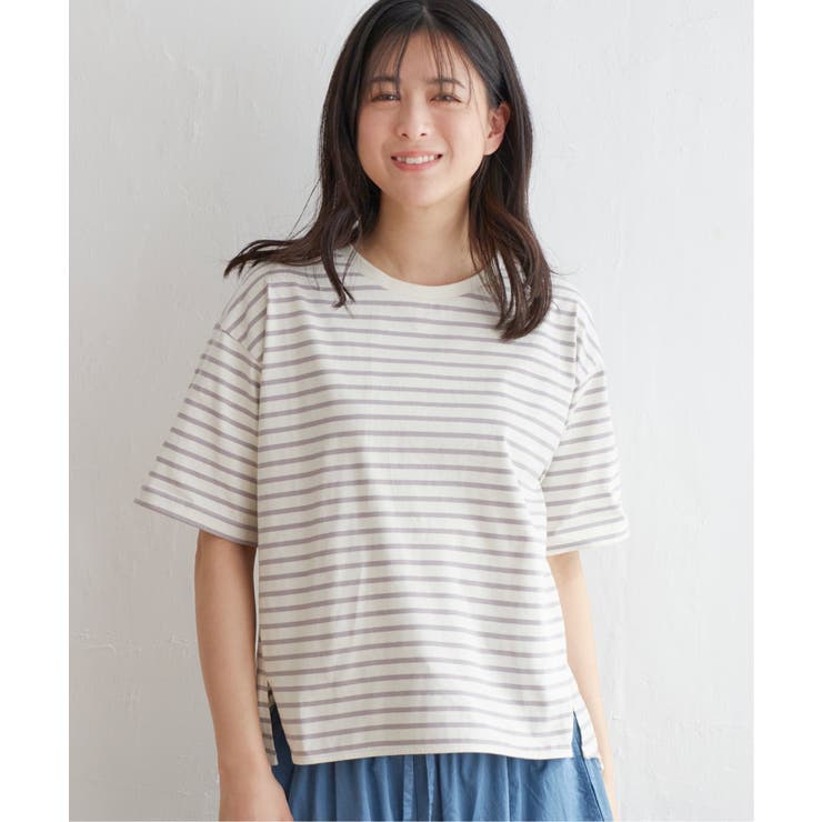 コットンUSA半袖Tシャツ | ikka  | 詳細画像21 