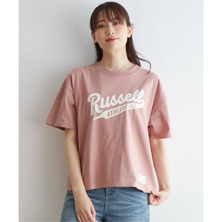 RUSSELL ATHLETIC ラッセルアスレチック ロゴプリントTシャツ[品番