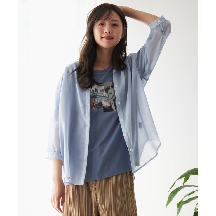 ロゴフォトプリントTシャツ | ikka  | 詳細画像12 