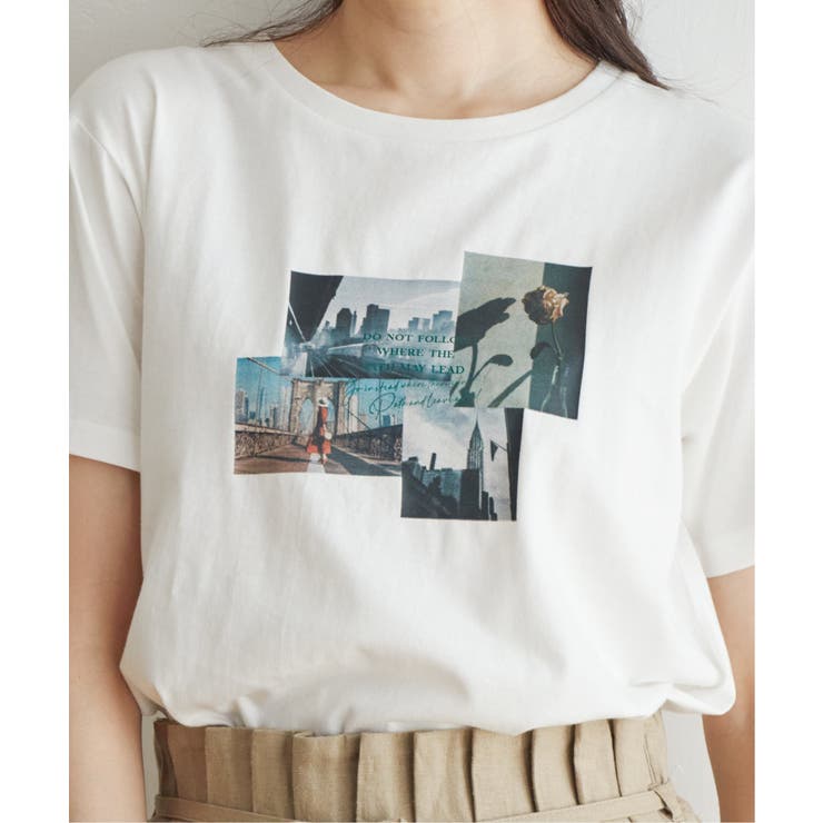 ロゴフォトプリントTシャツ | ikka  | 詳細画像34 