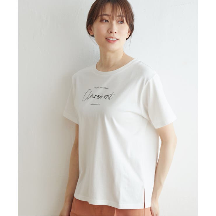 ロゴフォトプリントTシャツ | ikka  | 詳細画像1 
