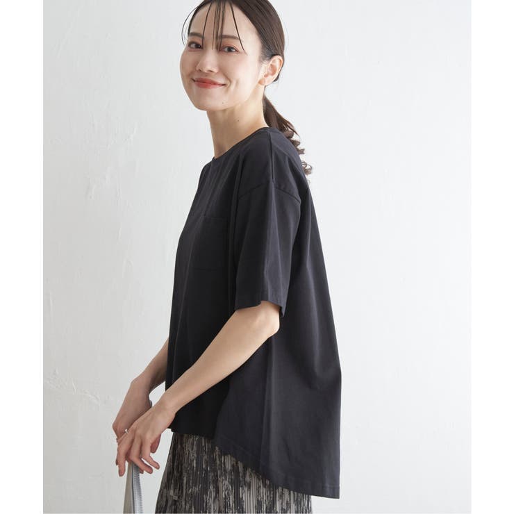コットンUSA半袖Tシャツ | ikka  | 詳細画像2 