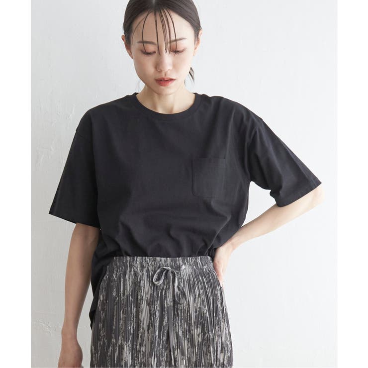 コットンUSA半袖Tシャツ | ikka  | 詳細画像4 