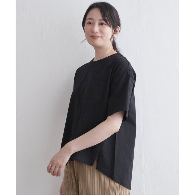 コットンUSA半袖Tシャツ | ikka  | 詳細画像7 