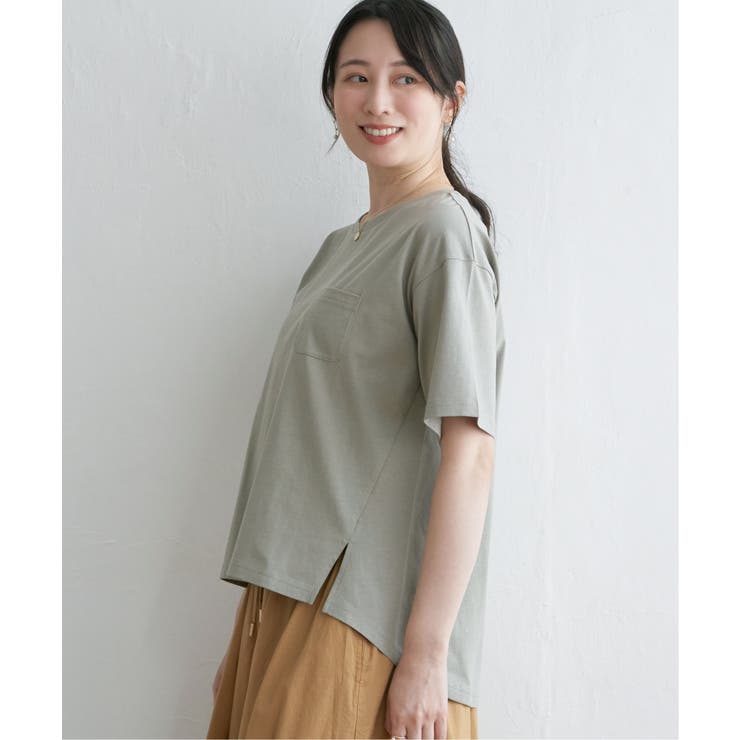 コットンUSA半袖Tシャツ | ikka  | 詳細画像24 