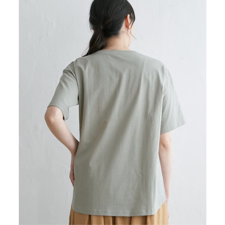 コットンUSA半袖Tシャツ | ikka  | 詳細画像25 