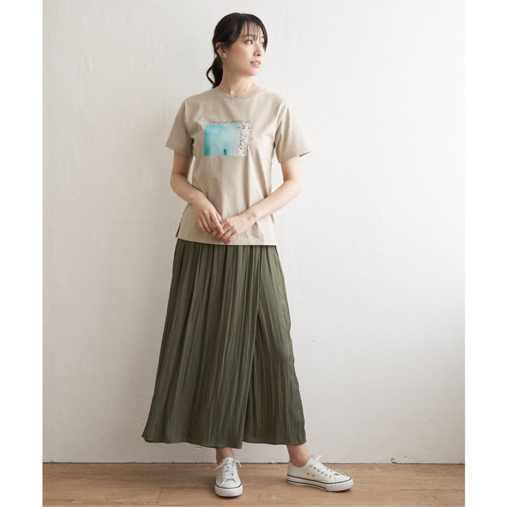 ロゴフォトプリントTシャツ | ikka  | 詳細画像10 