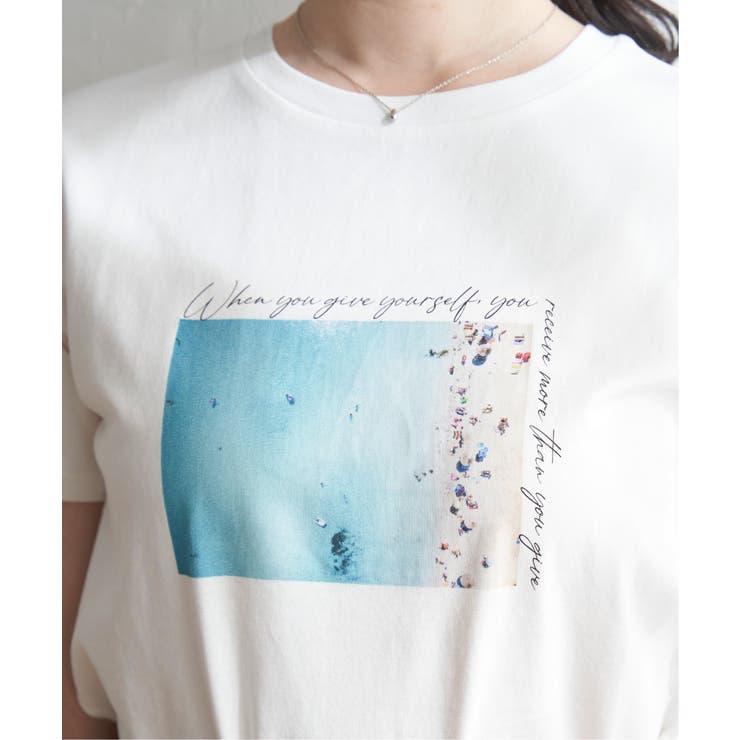 ロゴフォトプリントTシャツ | ikka  | 詳細画像13 