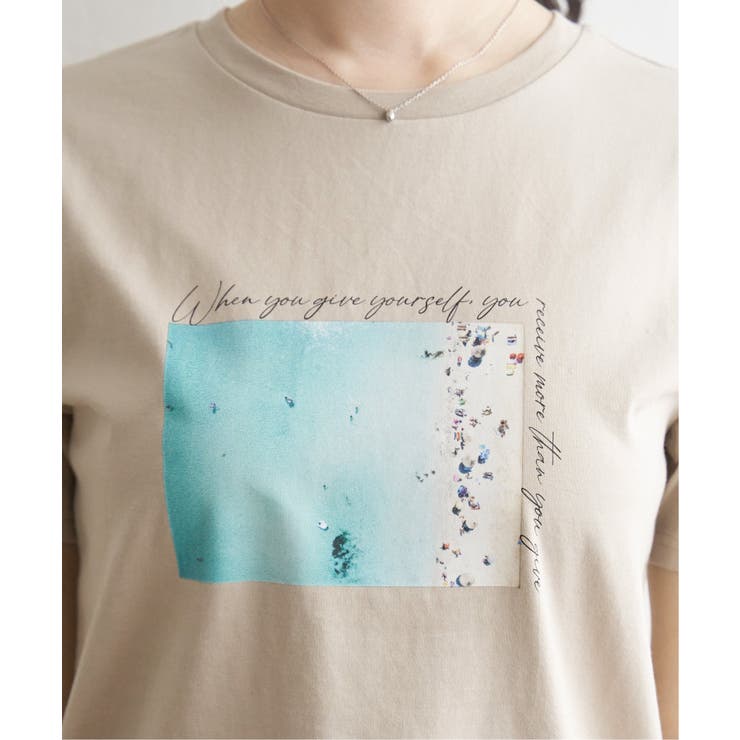 ロゴフォトプリントTシャツ | ikka  | 詳細画像15 