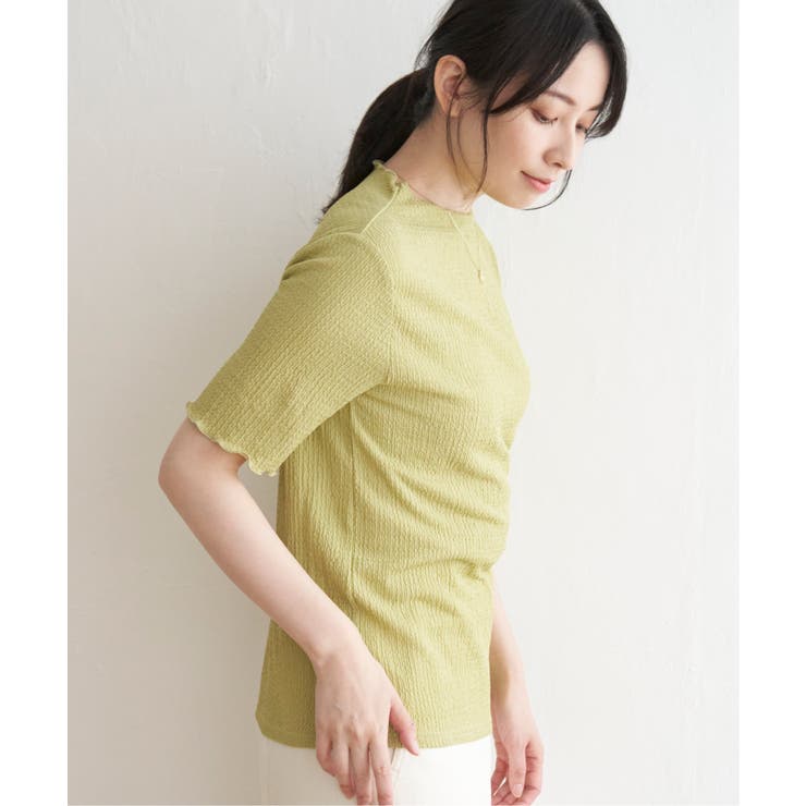 【親子コーデ】襟メロー半袖インナーTシャツ | ikka  | 詳細画像18 
