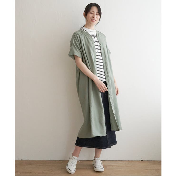 コットンUSAフレンチTシャツ | ikka  | 詳細画像9 