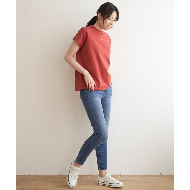 コットンUSAフレンチTシャツ | ikka  | 詳細画像14 