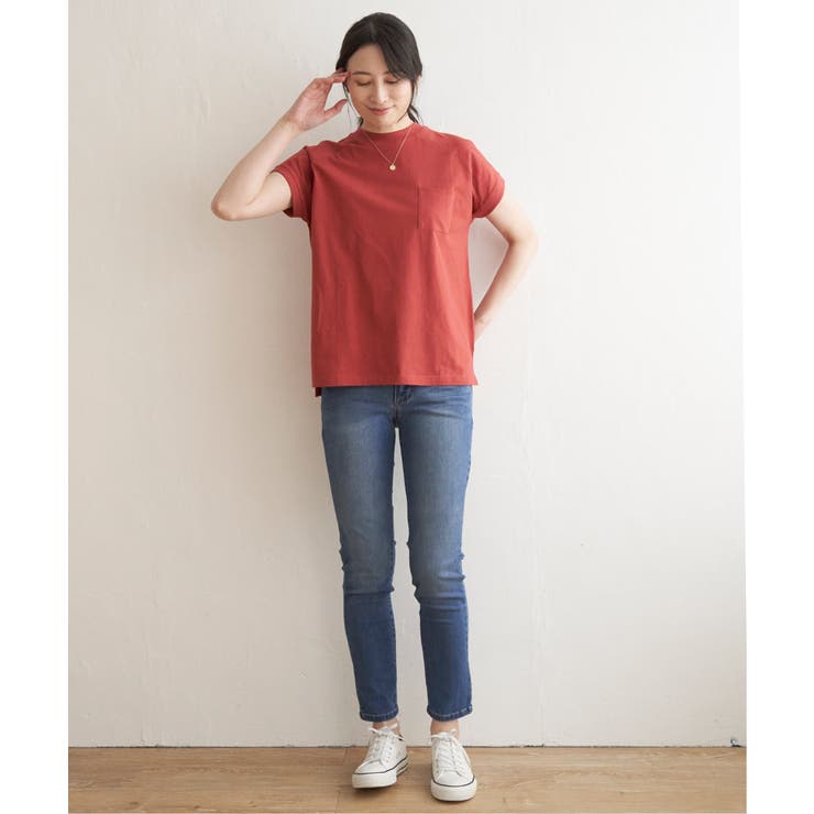 コットンUSAフレンチTシャツ | ikka  | 詳細画像15 