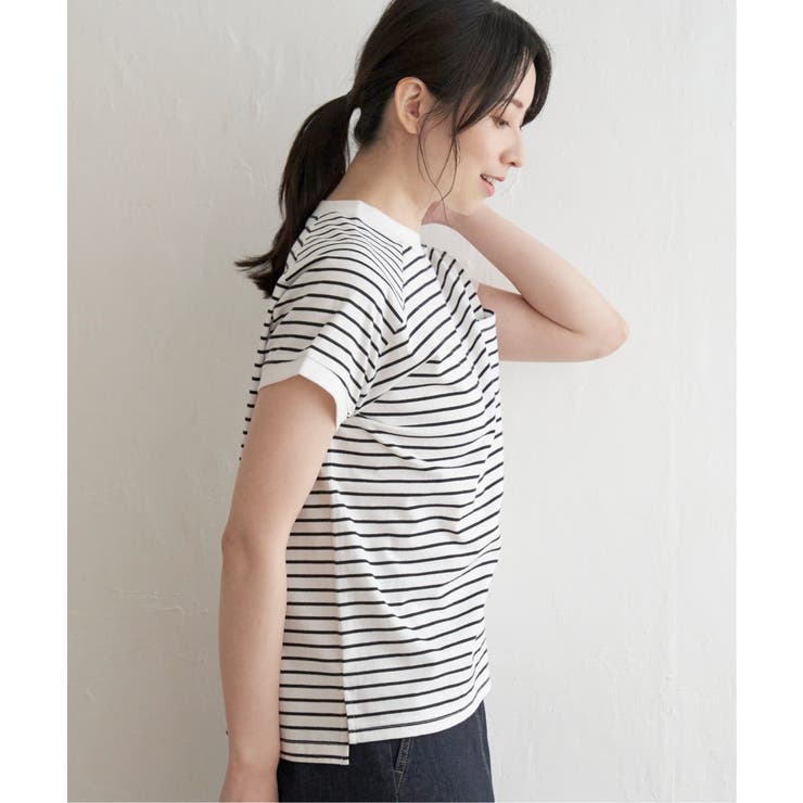 コットンUSAフレンチTシャツ | ikka  | 詳細画像16 