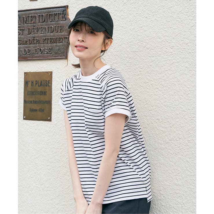 コットンUSAフレンチTシャツ | ikka  | 詳細画像3 