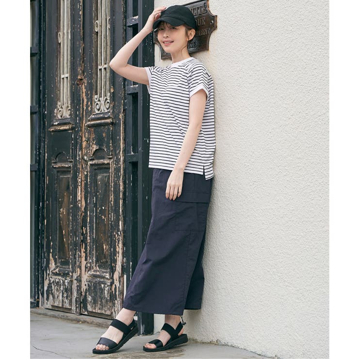 コットンUSAフレンチTシャツ | ikka  | 詳細画像4 