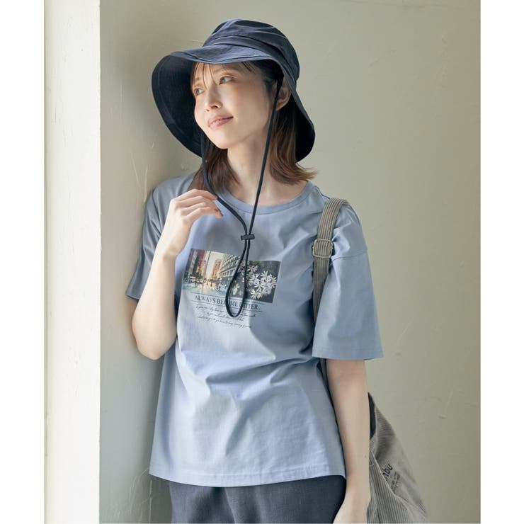 ロゴフォトプリントTシャツ | ikka  | 詳細画像18 