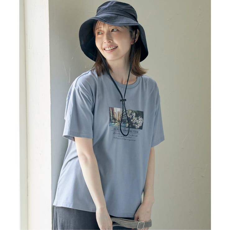 ロゴフォトプリントTシャツ | ikka  | 詳細画像19 