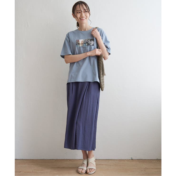 ロゴフォトプリントTシャツ | ikka  | 詳細画像24 